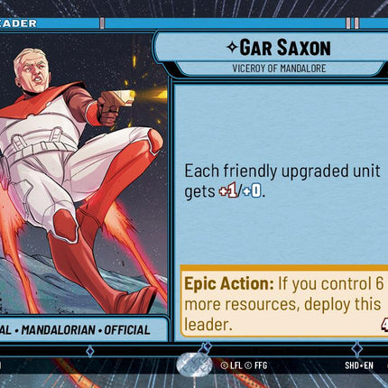 Gar Saxon - Viceroy of Mandalore (281) (Hyperspace) (281) [Shadows of the Galaxy]