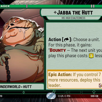 Jabba the Hutt - His High Exaltedness (286) (Hyperspace) (286) [Shadows of the Galaxy]