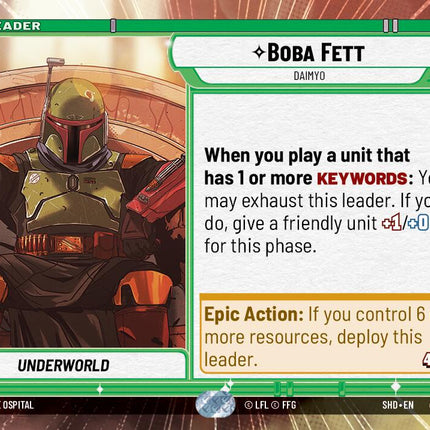 Boba Fett - Daimyo (287) (Hyperspace) (287) [Shadows of the Galaxy]