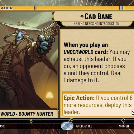 Cad Bane - He Who Needs No Introduction (293) (Hyperspace) (293) [Shadows of the Galaxy]