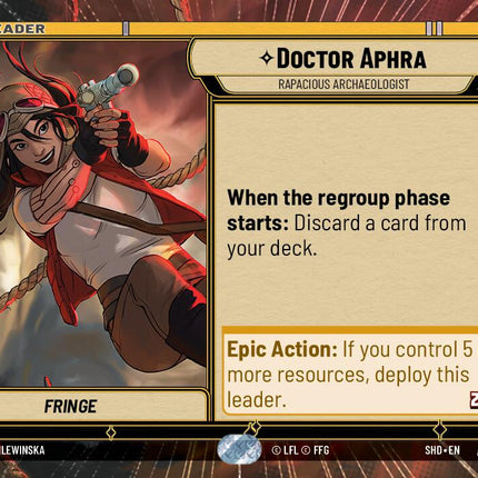 Doctor Aphra - Rapacious Archaeologist (294) (Hyperspace) (294) [Shadows of the Galaxy]