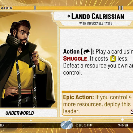 Lando Calrissian - With Impeccable Taste (296) (Hyperspace) (296) [Shadows of the Galaxy]