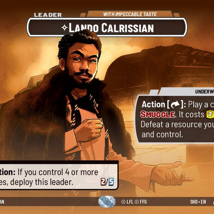 Lando Calrissian - With Impeccable Taste (279) (Showcase) (279) [Shadows of the Galaxy]