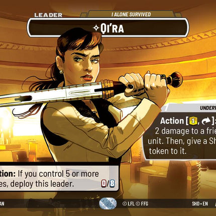 Qi'ra - I Alone Survived (264) (Showcase) (264) [Shadows of the Galaxy]