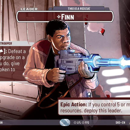 Finn - This is a Rescue (265) (Showcase) (265) [Shadows of the Galaxy]