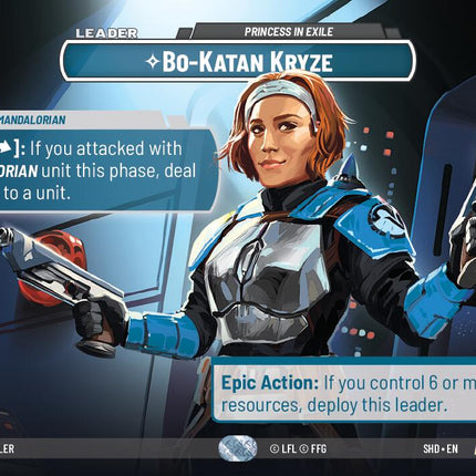 Bo-Katan Kryze - Princess in Exile (274) (Showcase) (274) [Shadows of the Galaxy]
