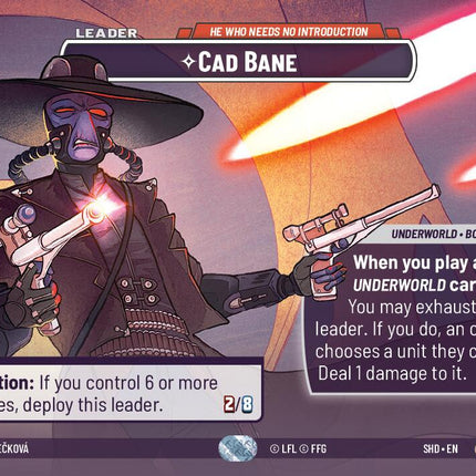 Cad Bane - He Who Needs No Introduction (276) (Showcase) (276) [Shadows of the Galaxy]