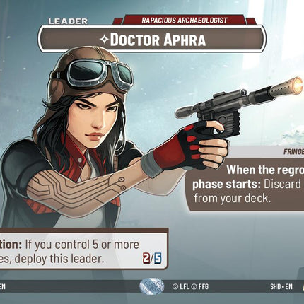 Doctor Aphra - Rapacious Archaeologist (277) (Showcase) (277) [Shadows of the Galaxy]