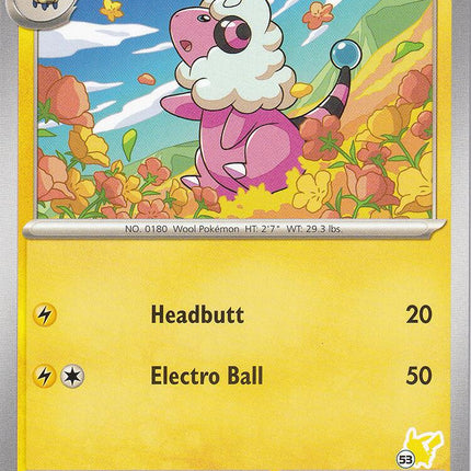 Flaaffy (108) (Pikachu Stamp #53) [Battle Academy 2024]