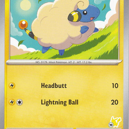 Mareep (107) (Pikachu Stamp #19) [Battle Academy 2024]