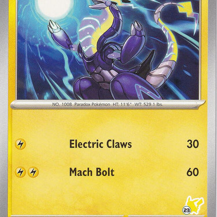 Miraidon (148) (Pikachu Stamp #23) [Battle Academy 2024]