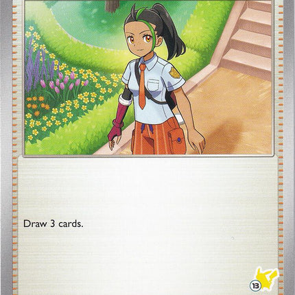 Nemona (180/198) (Pikachu Stamp #13) [Battle Academy 2024]