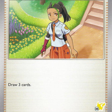 Nemona (180/198) (Pikachu Stamp #33) [Battle Academy 2024]