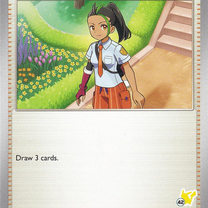 Nemona (180/198) (Pikachu Stamp #42) [Battle Academy 2024]