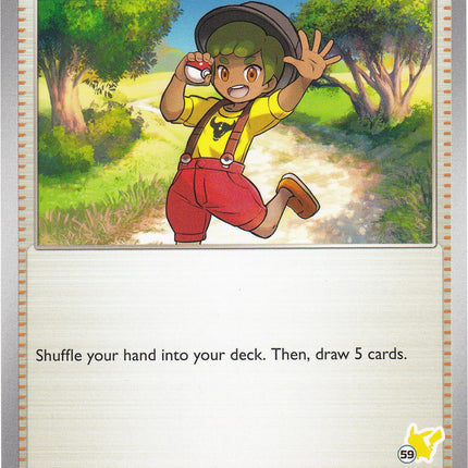 Youngster (198/198) (Pikachu Stamp #59) [Battle Academy 2024]