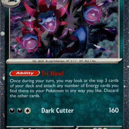 Hydreigon (140/193) (Cosmo Holo) [Scarlet & Violet: Paldea Evolved]