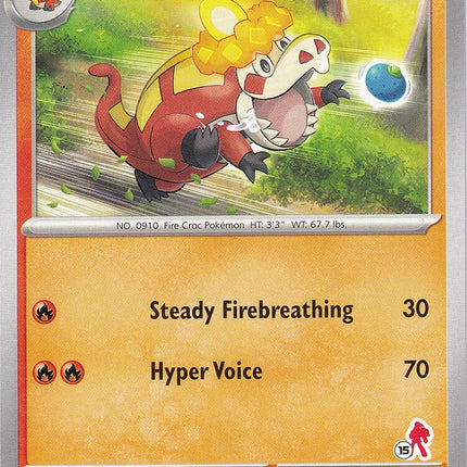 Crocalor (036/193) (Armarouge Stamp #15) [Battle Academy 2024]