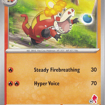 Crocalor (036/193) (Armarouge Stamp #51) [Battle Academy 2024]