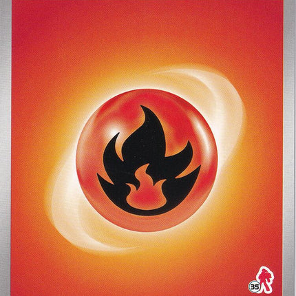 Basic Fire Energy (002) (Armarouge Stamp #35) [Battle Academy 2024]