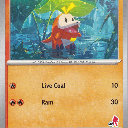 Fuecoco (023/182) (Armarouge Stamp #42) [Battle Academy 2024]