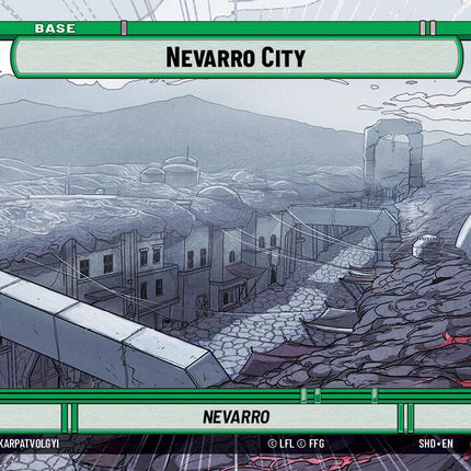 Nevarro City // Shield (300 // T04) (Hyperspace) (300 // T04) [Shadows of the Galaxy]