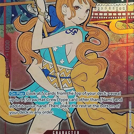 Nami (English Version 1st Anniversary Set) [One Piece Promotion Cards]