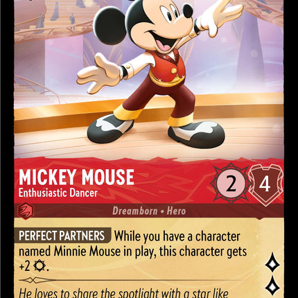 Mickey Mouse - Enthusiastic Dancer (112/204) [Shimmering Skies]