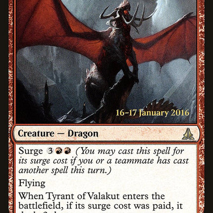 Tyrant of Valakut [Oath of the Gatewatch Prerelease Promos]