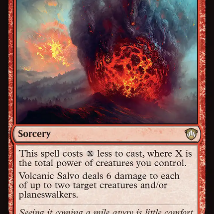 Volcanic Salvo [Secrets of Strixhaven Commander]