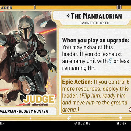 The Mandalorian - Sworn To The Creed (2/2) (Judge Promo) (2/2) [Shadows of the Galaxy Promos]