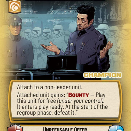 Unrefusable Offer (2/2) (Champion) (2/2) [Store Showdown Promos]
