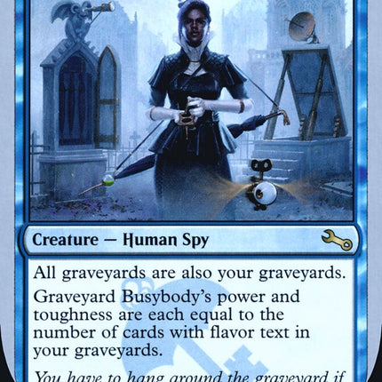 Graveyard Busybody (Unfinity Foil Edition) [The List]