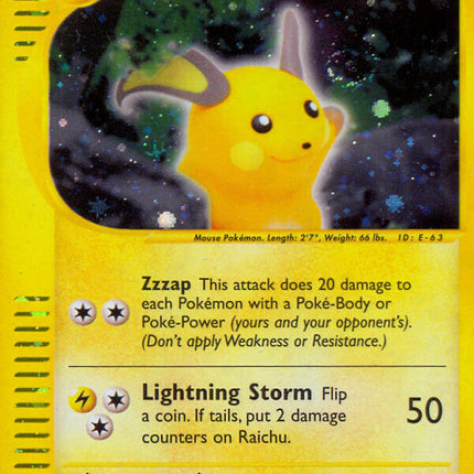 Raichu (H25/H32) [Skyridge]