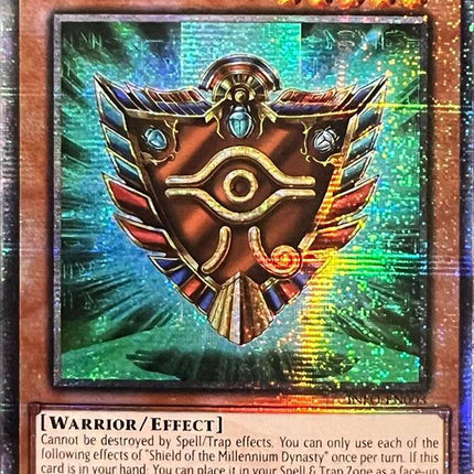 Shield of the Millennium Dynasty (Quarter Century Secret Rare) [INFO-EN003] Quarter Century Secret Rare