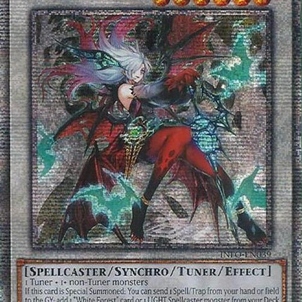 Rciela, Sinister Soul of the White Forest (Quarter Century Secret Rare) [INFO-EN039] Quarter Century Secret Rare