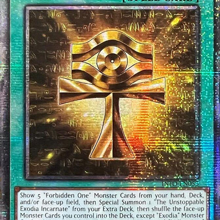 Millennium Ankh (Quarter Century Secret Rare) [INFO-EN053] Quarter Century Secret Rare