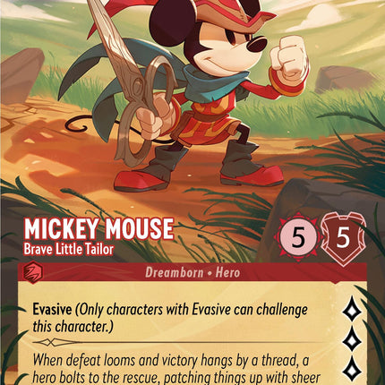 Mickey Mouse - Brave Little Tailor (Extended Art) (1) [D23 Promos]