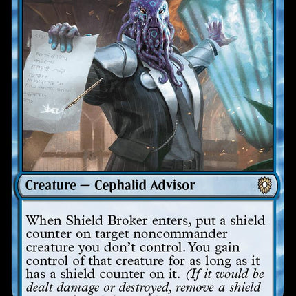 Shield Broker [Bloomburrow Commander]