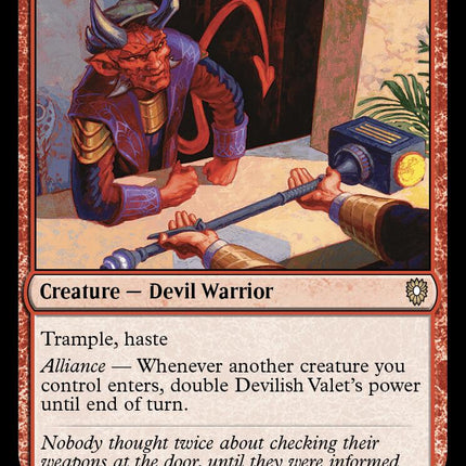 Devilish Valet [Bloomburrow Commander]