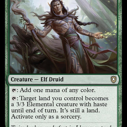 Llanowar Loamspeaker [Bloomburrow Commander]
