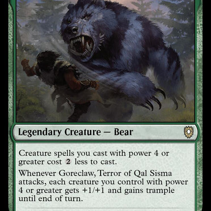 Goreclaw, Terror of Qal Sisma [Bloomburrow Commander]