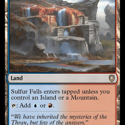 Sulfur Falls [Bloomburrow Commander]