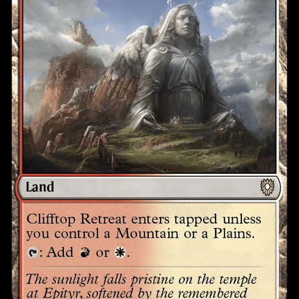 Clifftop Retreat [Bloomburrow Commander]