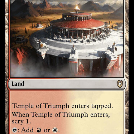Temple of Triumph [Bloomburrow Commander]