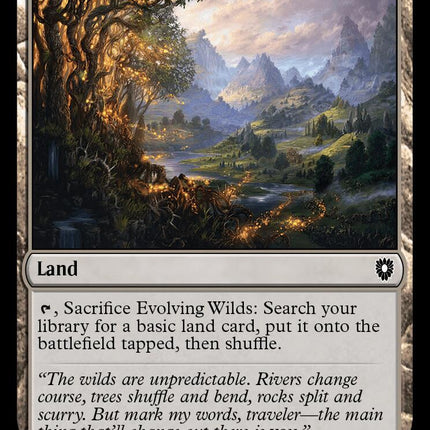 Evolving Wilds [Bloomburrow Commander]