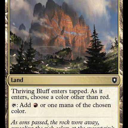 Thriving Bluff [Bloomburrow Commander]
