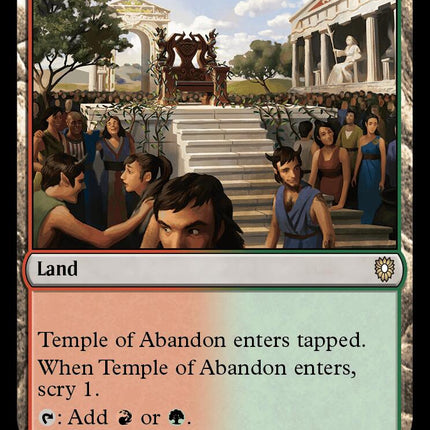 Temple of Abandon [Bloomburrow Commander]