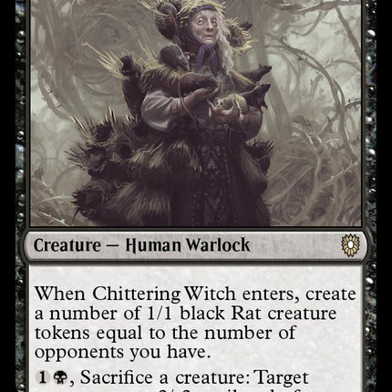 Chittering Witch [Bloomburrow Commander]