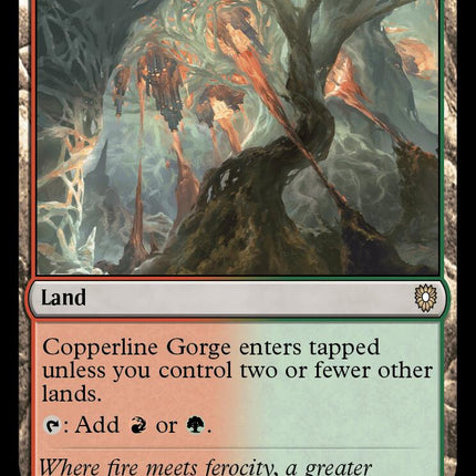 Copperline Gorge [Bloomburrow Commander]