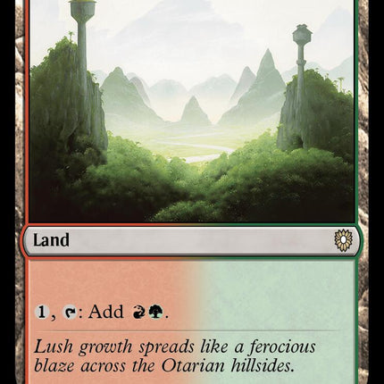 Mossfire Valley [Bloomburrow Commander]